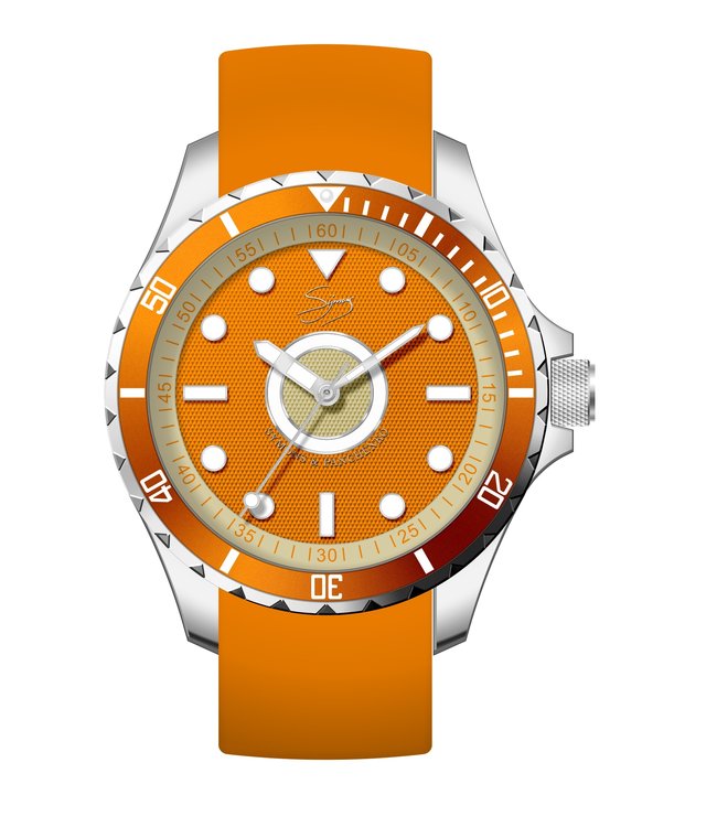 Dutch Master The Tahiti silver polished 3-hand 10 ATM