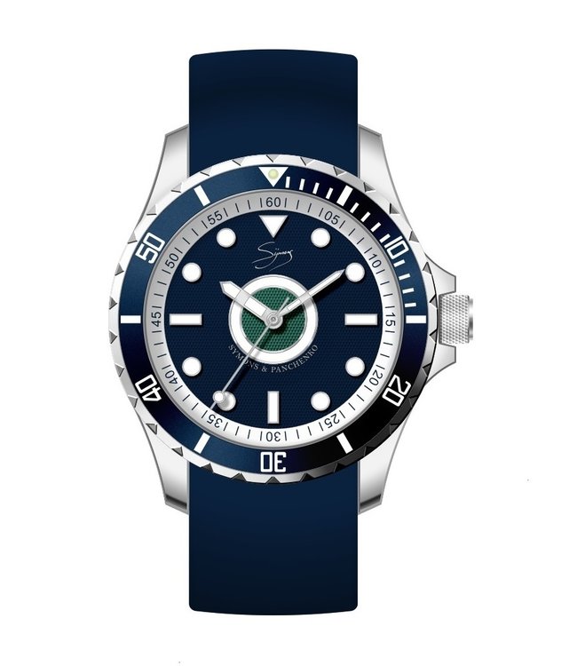 Dutch Master Vava U silver polished 3-hand 10 ATM