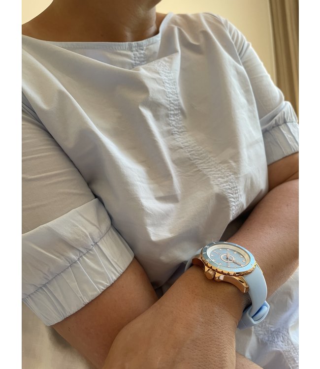 Dutch Master Ciel double plated rose gold 3-hand 10 ATM