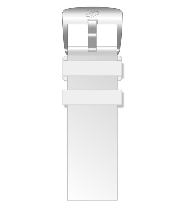 Strap Master Silver Series White