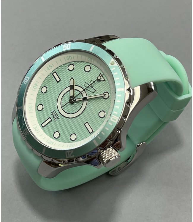 Dutch Master Mint silver polished 3-hand 10 ATM