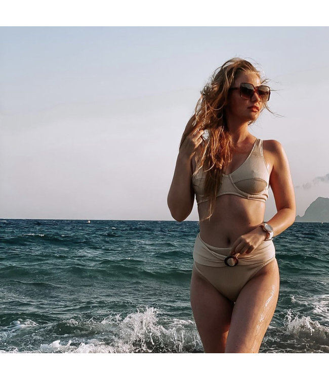 Dutch Master Mrs. Cute double plated rose gold 3-hand 10 ATM