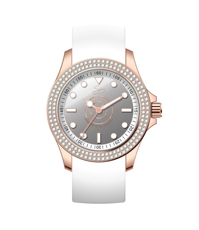 Dutch Master Mrs. Cute double plated rose gold 3-hand 10 ATM
