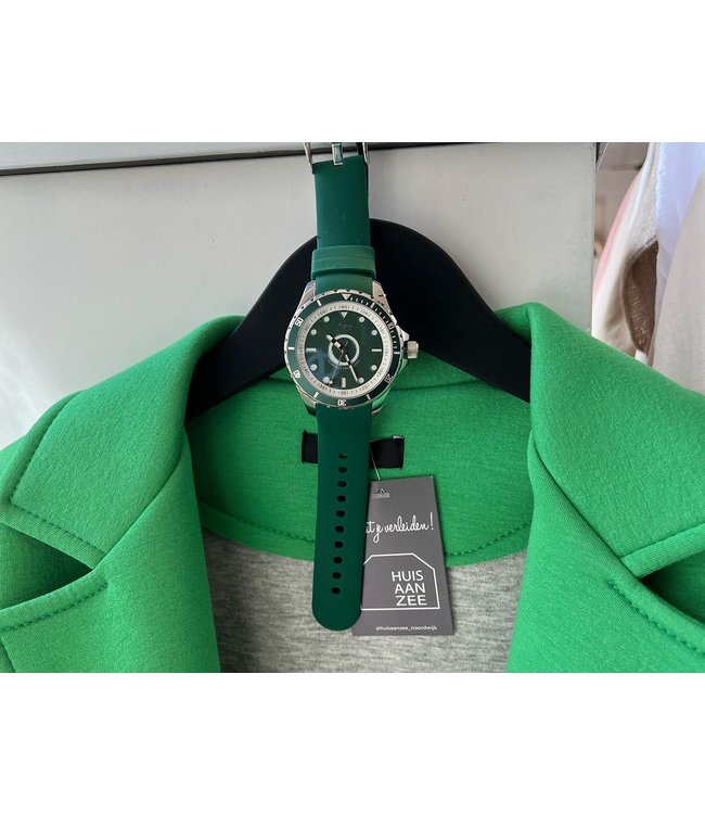 Dutch Master Augusta silver polished 3-hand 10 ATM