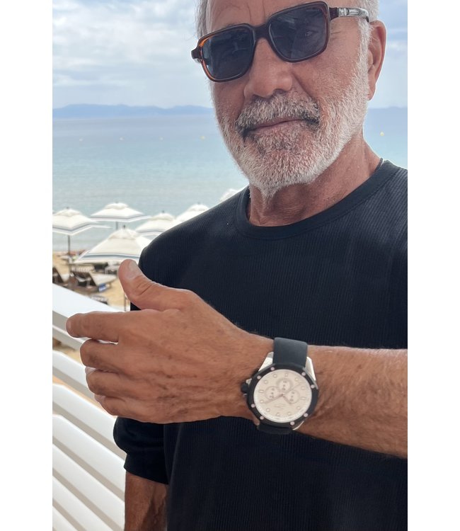 Finestra Ancora stainless steel chronograph 10 ATM