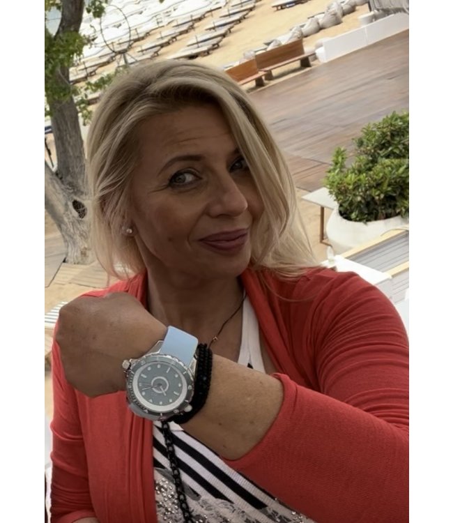 Dutch Master Sky silver polished 3-hand 10 ATM