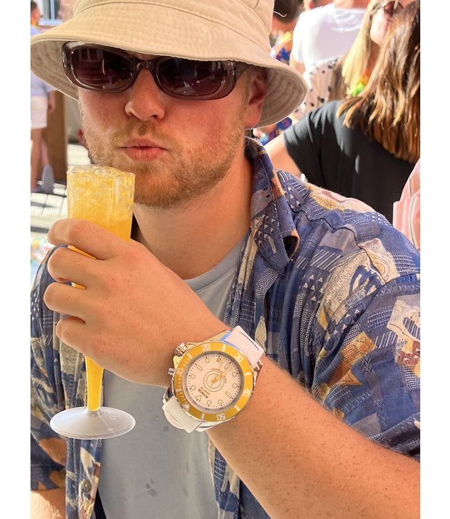 Kyboe - Giant 55 - Grace Bay, silver polished 3-hand 10 ATM