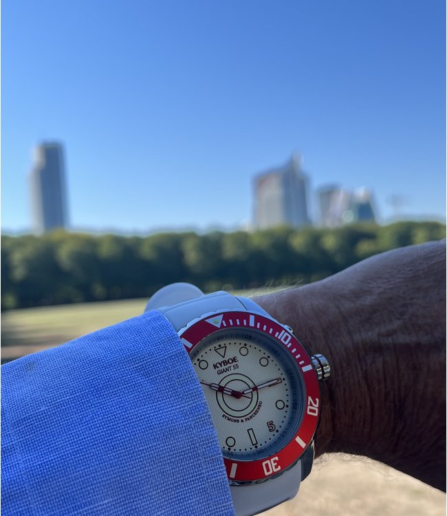 Kyboe - Giant 55 - Whitehaven, silver polished 3-hand 10 ATM