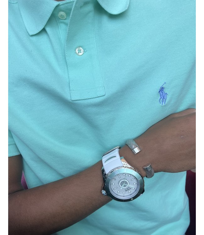 Kyboe - Giant 55 - Reethi Rah, silver polished 3-hand 10 ATM