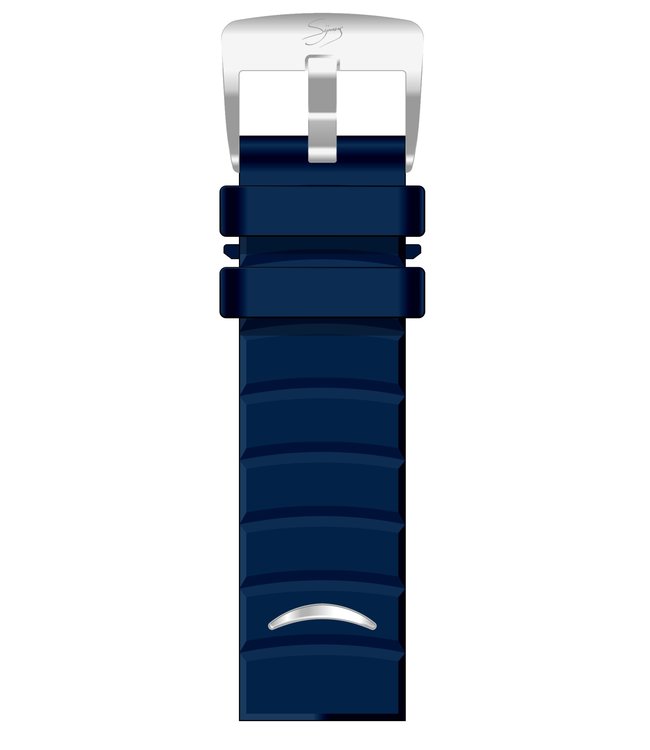 Dark Blue Giant 55 Strap Silver Buckle