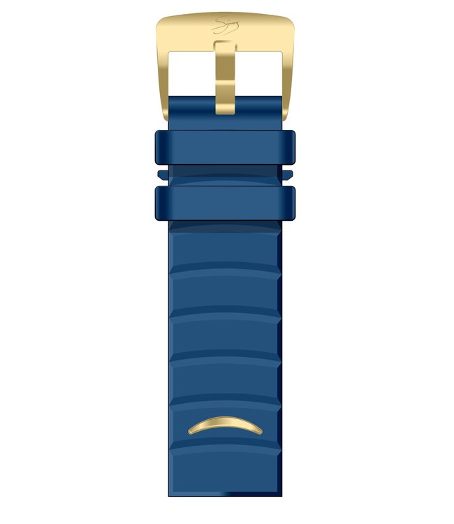 Jeans Blue Giant 55 Yellow Gold  Strap w Buckle