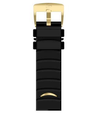 KYBOE Black Giant 55 Yellow Gold  Strap w Buckle