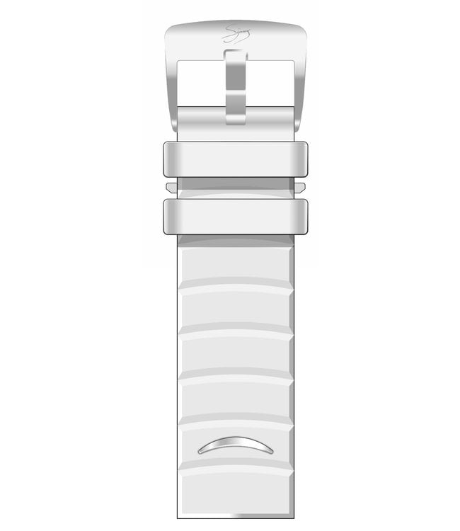 White Giant 55 Silver Strap w Buckle
