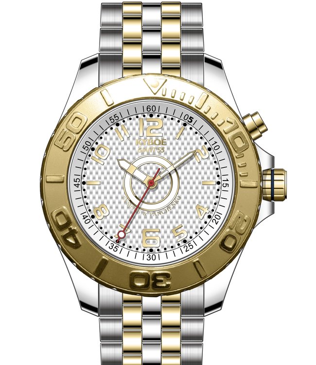 Kyboe - The  Gunfire 55 - III - silver polished 3-hand 10 ATM