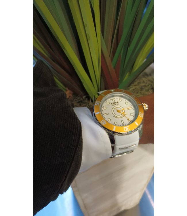 Kyboe - Giant 55 - Grace Bay, silver polished 3-hand 10 ATM