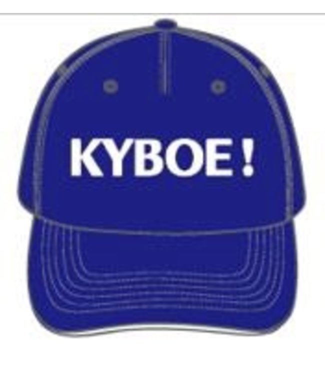 Blue Cap with one front panel