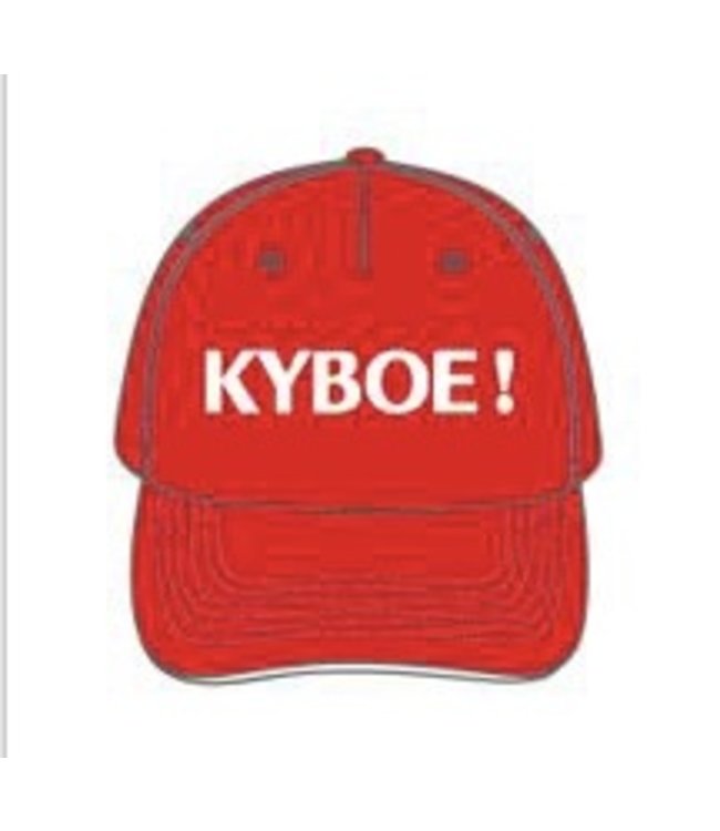 Red Cap with one front panel