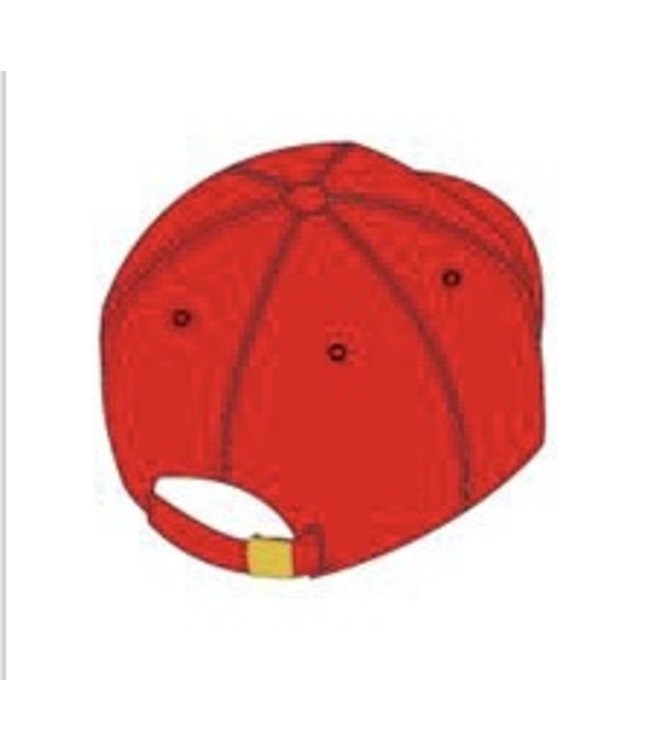 Red Cap with one front panel