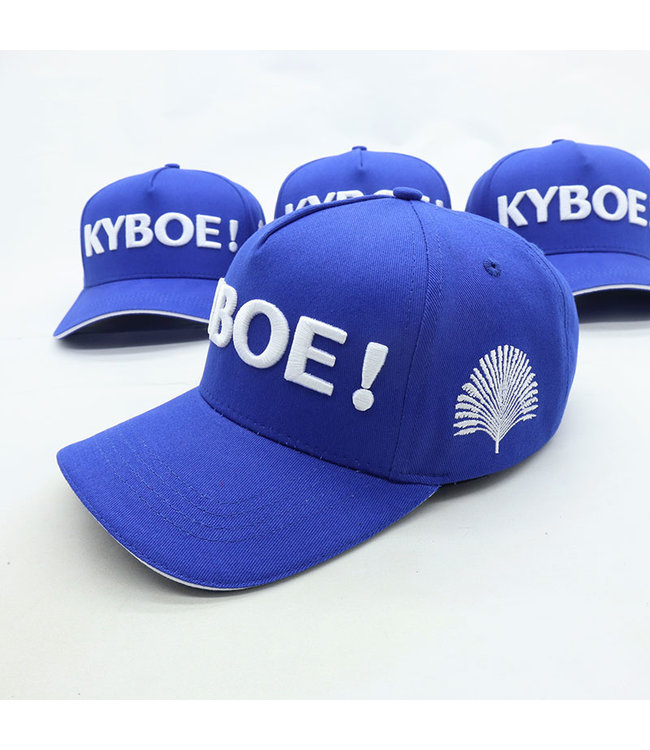 Blue Cap with one front panel