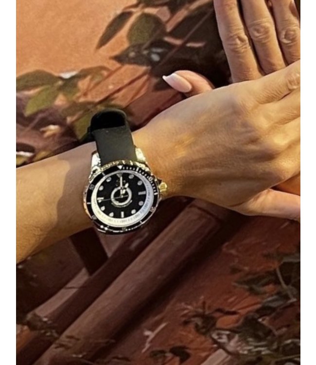 Dutch Master Marbella double plated yellow gold 3-hand 10 ATM