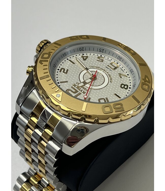 Kyboe - The  Gunfire 55 - III - silver polished 3-hand 10 ATM