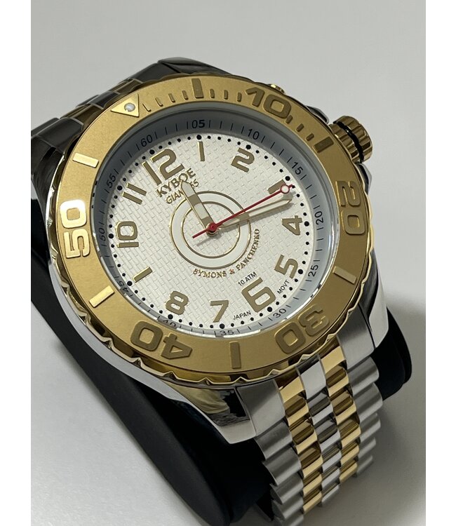 Kyboe - The  Gunfire 55 - III - silver polished 3-hand 10 ATM