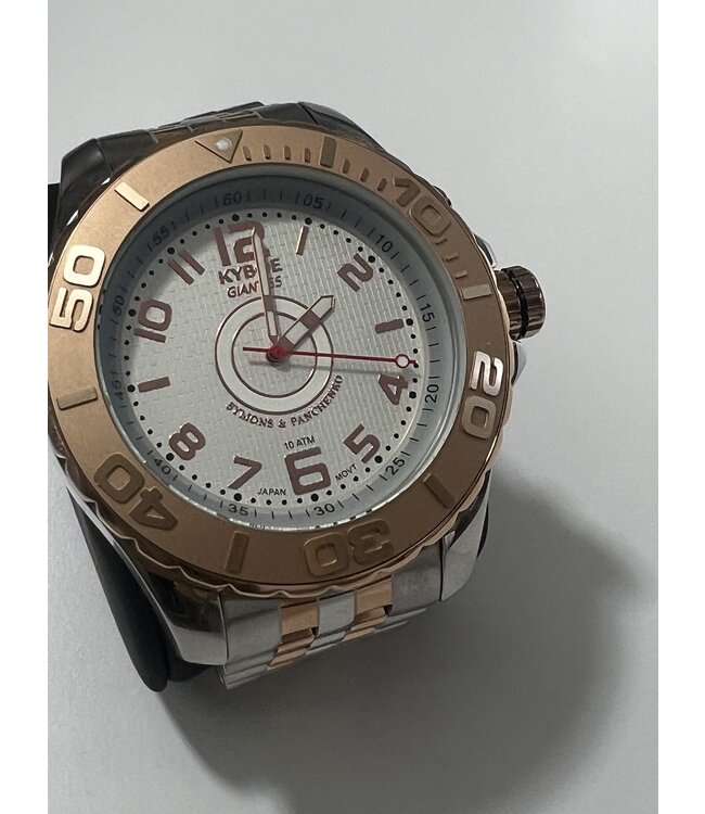 Kyboe - The  Gunfire 55 - II silver polished 3-hand 10 ATM