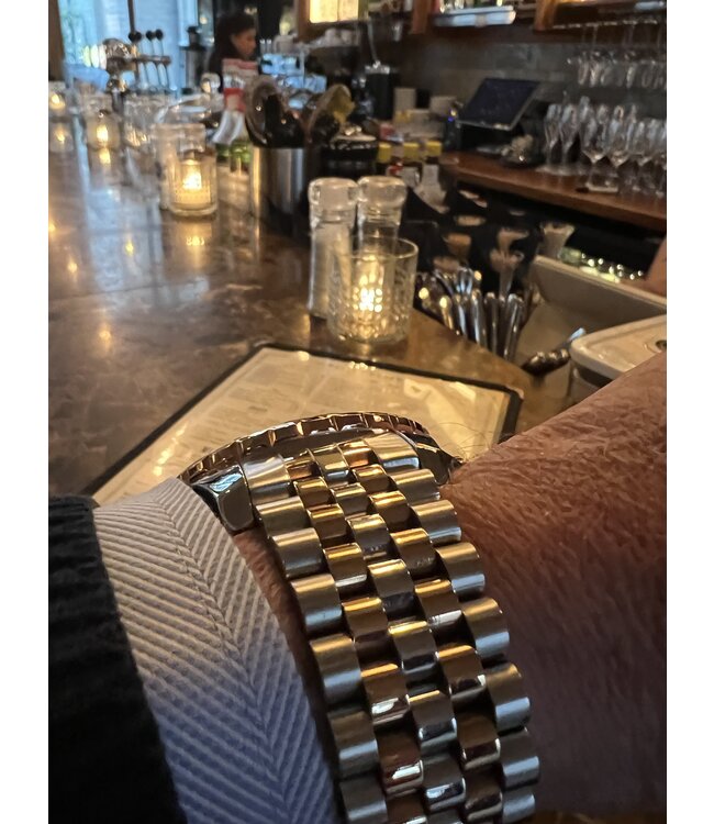 Kyboe - The  Gunfire 55 - II silver polished 3-hand 10 ATM