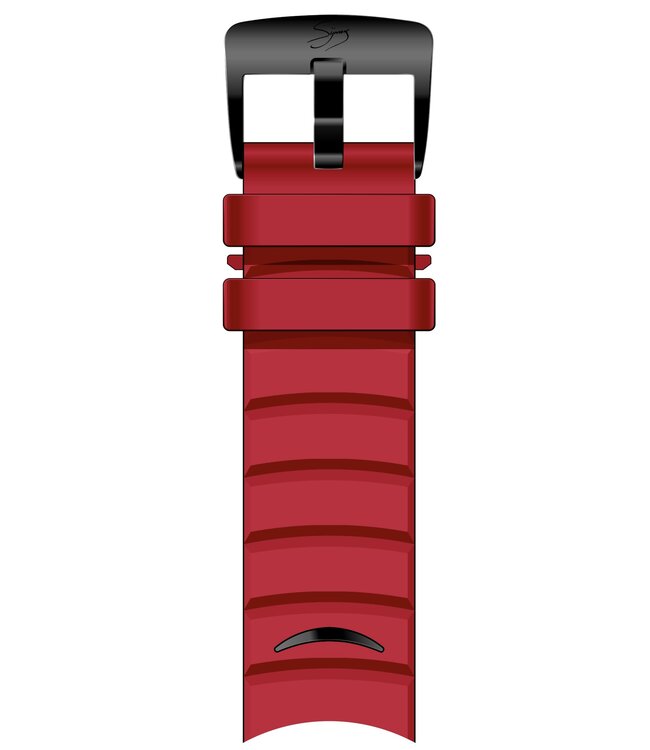 Red Giant 55 Black Matte Strap w Buckle