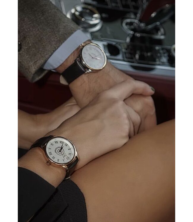 Roman Classics Portofino rose gold 3-hand 10 ATM