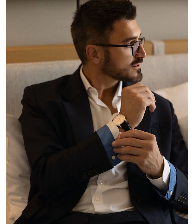 Roman Classics Portofino rose gold 3-hand 10 ATM