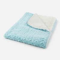 Mayoral Mayoral Faux Fur Deken Aqua