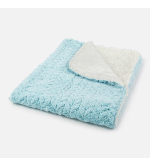 Mayoral Mayoral Faux Fur Deken Aqua