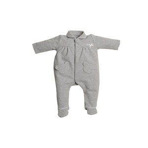 First First Teddy pockets on front Babypakje Grijs