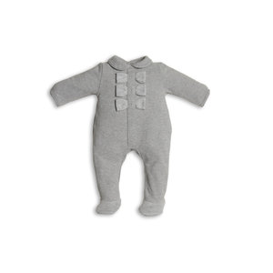 First First Ribbon on front Babypakje Grijs