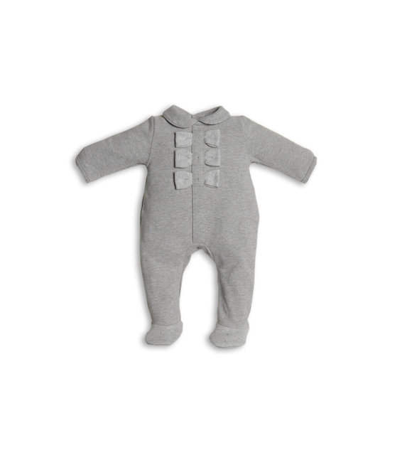 First First Ribbon on front Babypakje Grijs