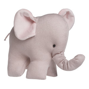 Baby's Only Baby's Only Knuffelolifant Sparkle Zilver-Roze Melee