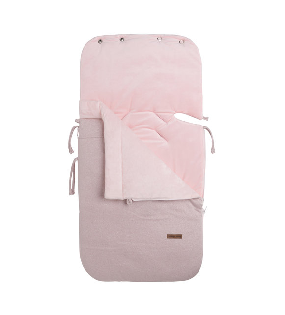 Baby's Only Baby's Only Voetenzak Sparkle Zilver-Roze Melee