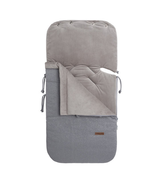 Baby's Only Baby's Only Voetenzak Sparkle Zilvergrijs Melee