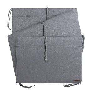 Baby's Only Baby's Only Bedbumper Sparkle Zilvergrijs Melee