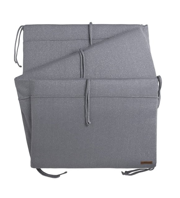 Baby's Only Baby's Only Bedbumper Sparkle Zilvergrijs Melee