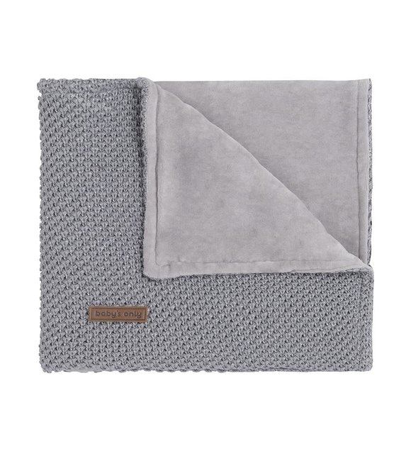 Baby's Only Baby's Only Ledikantdeken Sparkle-Flavour Zilvergrijs Melee