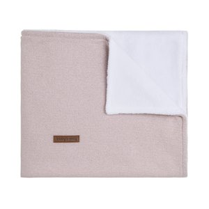 Baby's Only Baby's Only Ledikantdeken Teddy Sparkle Zilver-Roze Melee