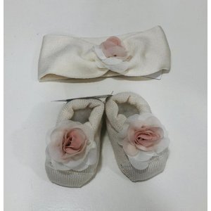 La Perla-Story Loris La Perla Haarband en Sokjes met Chiffon Creme