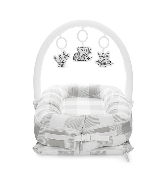 Sleepyhead Sleepyhead Deluxe+ Natural Plaid (0-8M)