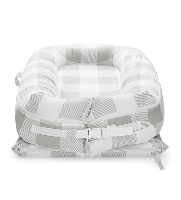 Sleepyhead Sleepyhead Deluxe+ Natural Plaid (0-8M)