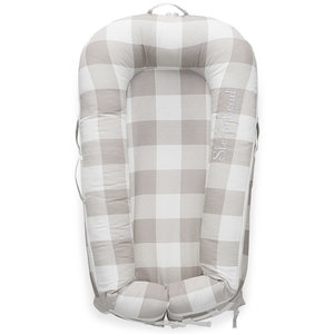 Sleepyhead Sleepyhead Deluxe+ Natural Plaid (0-8M)