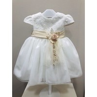 Mimilü Mimilú Jurk met Kant Offwhite