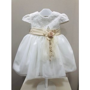 Mimilü Mimilú Jurk met Kant Offwhite