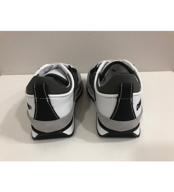 Dsquared2 Dsquared2 Sneakers Wit met Zwarte Strepen